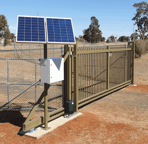 Panneaux solaires moteur de portail alimenté par batterie